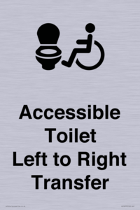 DV10670: Accessible Toilet with Left to Right Transfer