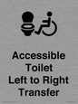 DV10670: Accessible Toilet with Left to Right Transfer