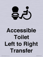 DV10670: Accessible Toilet with Left to Right Transfer