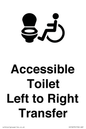 DV10670: Accessible Toilet with Left to Right Transfer
