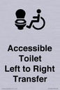 DV10670: Accessible Toilet with Left to Right Transfer