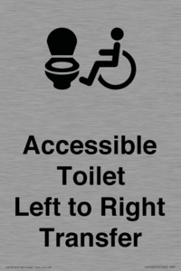DV10670: Accessible Toilet with Left to Right Transfer