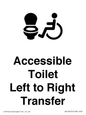 DV10670: Accessible Toilet with Left to Right Transfer