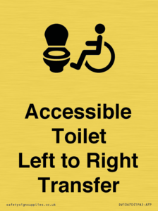 DV10670: Accessible Toilet with Left to Right Transfer