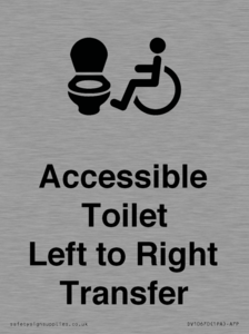 DV10670: Accessible Toilet with Left to Right Transfer