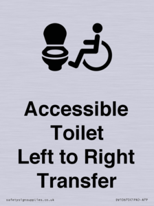DV10670: Accessible Toilet with Left to Right Transfer