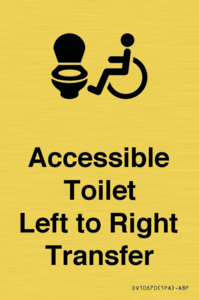 DV10670: Accessible Toilet with Left to Right Transfer