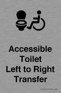 DV10670: Accessible Toilet with Left to Right Transfer