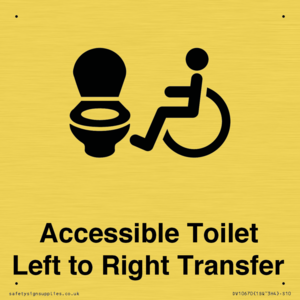 DV10670: Accessible Toilet with Left to Right Transfer