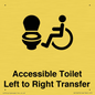DV10670: Accessible Toilet with Left to Right Transfer