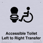 DV10670: Accessible Toilet with Left to Right Transfer