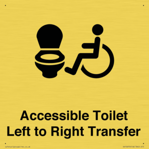 DV10670: Accessible Toilet with Left to Right Transfer