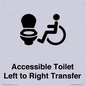 DV10670: Accessible Toilet with Left to Right Transfer