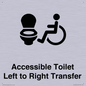 DV10670: Accessible Toilet with Left to Right Transfer
