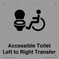 DV10670: Accessible Toilet with Left to Right Transfer