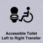 DV10670: Accessible Toilet with Left to Right Transfer