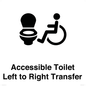 DV10670: Accessible Toilet with Left to Right Transfer