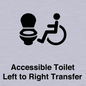 DV10670: Accessible Toilet with Left to Right Transfer