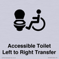 DV10670: Accessible Toilet with Left to Right Transfer
