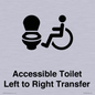 DV10670: Accessible Toilet with Left to Right Transfer