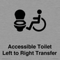 DV10670: Accessible Toilet with Left to Right Transfer