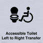 DV10670: Accessible Toilet with Left to Right Transfer