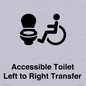 DV10670: Accessible Toilet with Left to Right Transfer