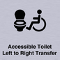 DV10670: Accessible Toilet with Left to Right Transfer