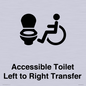 DV10670: Accessible Toilet with Left to Right Transfer