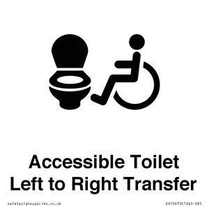 DV10670: Accessible Toilet with Left to Right Transfer