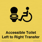 DV10670: Accessible Toilet with Left to Right Transfer