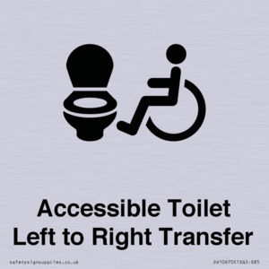 DV10670: Accessible Toilet with Left to Right Transfer