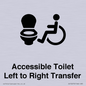 DV10670: Accessible Toilet with Left to Right Transfer