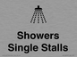 DV10674: Showers with Single Stalls