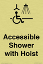 DV10678: Accessible Shower with Hoist