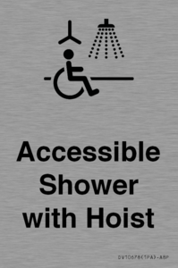 DV10678: Accessible Shower with Hoist