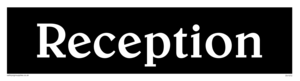 DV1072: reception - sign