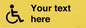 DV10850: Custom information: disabled