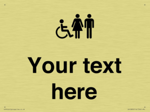 DV10852: Custom information: disabled female and male