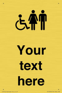 DV10852: Custom information: disabled female and male