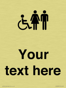 DV10852: Custom information: disabled female and male