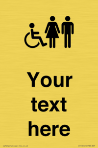 DV10852: Custom information: disabled female and male