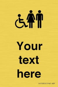 DV10852: Custom information: disabled female and male