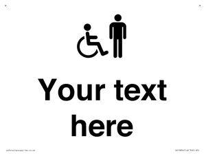 DV10854: Custom information: disabled and male