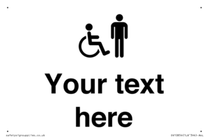 DV10854: Custom information: disabled and male