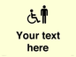 DV10854: Custom information: disabled and male