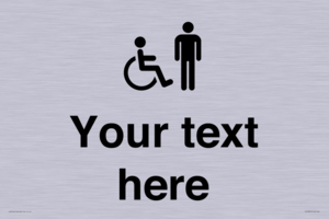 DV10854: Custom information: disabled and male