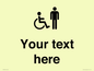 DV10854: Custom information: disabled and male