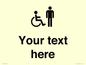 DV10854: Custom information: disabled and male