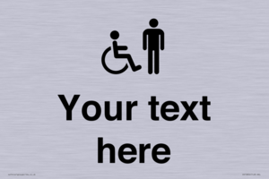 DV10854: Custom information: disabled and male
